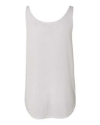 BELLA + CANVAS 8802 - Women's Flowy Tank with Side Slit - White