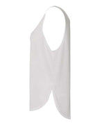 BELLA + CANVAS 8802 - Women's Flowy Tank with Side Slit - White