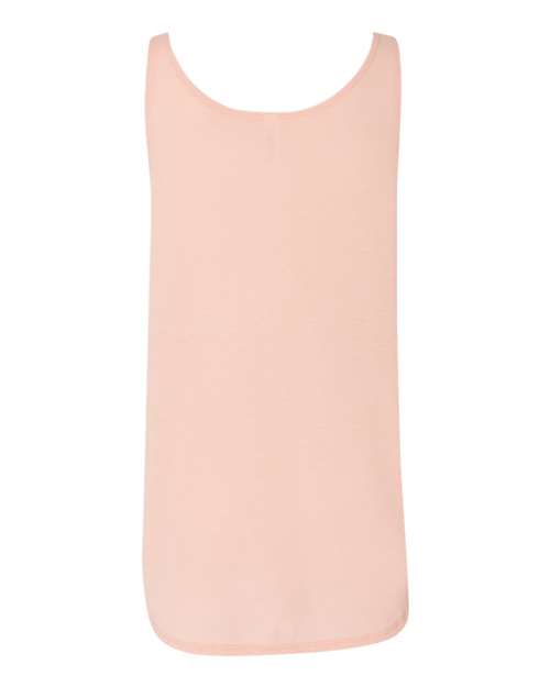 BELLA + CANVAS 8802 - Women's Flowy Tank with Side Slit - Peach