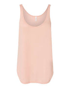 BELLA + CANVAS 8802 - Women's Flowy Tank with Side Slit - Peach