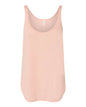 BELLA + CANVAS 8802 - Women's Flowy Tank with Side Slit - Peach