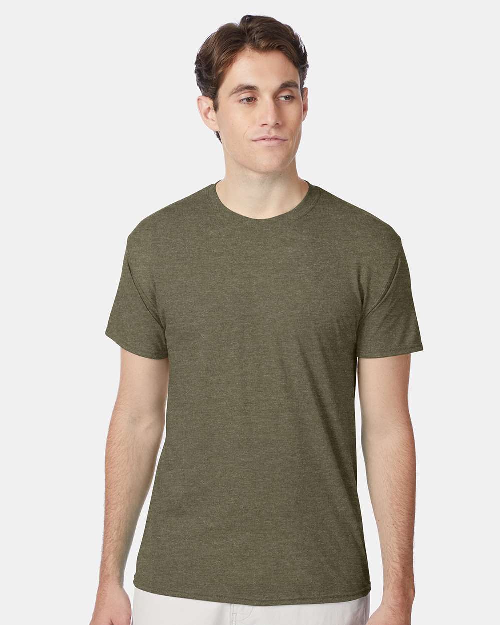 Hanes 42TB - Perfect-T Triblend T-Shirt — Military Green Triblend