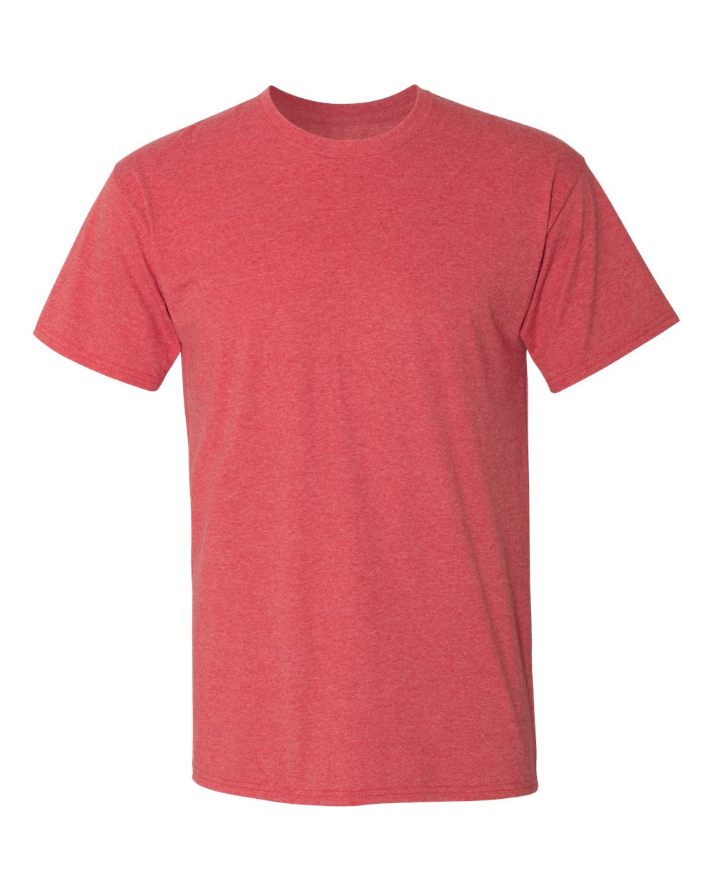 Hanes 42TB - Perfect-T Triblend T-Shirt — Red Triblend (flat)