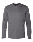 Hanes 482L - Unisex Cool DRI® Long Sleeve Performance T-Shirt — Graphite (flat)