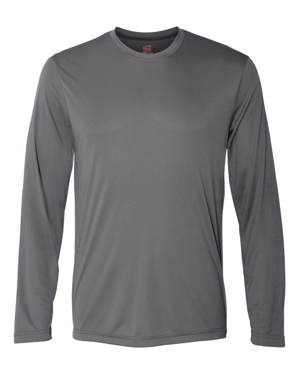 Hanes 482L - Unisex Cool DRI® Long Sleeve Performance T-Shirt — Graphite (flat)