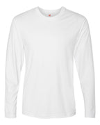 Hanes 482L - Unisex Cool DRI® Long Sleeve Performance T-Shirt — White (flat)