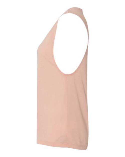 BELLA + CANVAS 8803 - Women's Flowy Scoop Muscle Tank - Peach
