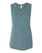BELLA + CANVAS 8803 - Women's Flowy Scoop Muscle Tank - Heather Deep Teal