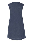 BELLA + CANVAS 8803 - Women's Flowy Scoop Muscle Tank - Heather Navy