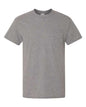Gildan 8300 - Unisex DryBlend Pocket T-Shirt - Graphite Heather