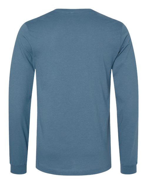 BELLA + CANVAS 3501 - Unisex Jersey Long Sleeve Tee - Steel Blue
