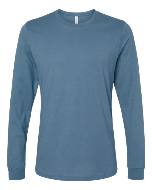 BELLA + CANVAS 3501 - Unisex Jersey Long Sleeve Tee - Steel Blue