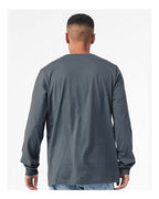 BELLA + CANVAS 3501 - Unisex Jersey Long Sleeve Tee - Steel Blue