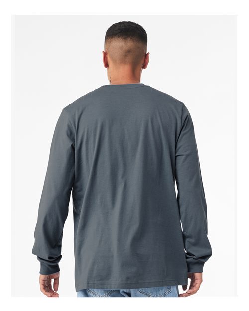 BELLA + CANVAS 3501 - Unisex Jersey Long Sleeve Tee - Steel Blue