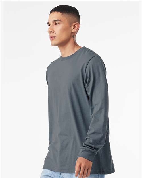 BELLA + CANVAS 3501 - Unisex Jersey Long Sleeve Tee - Steel Blue