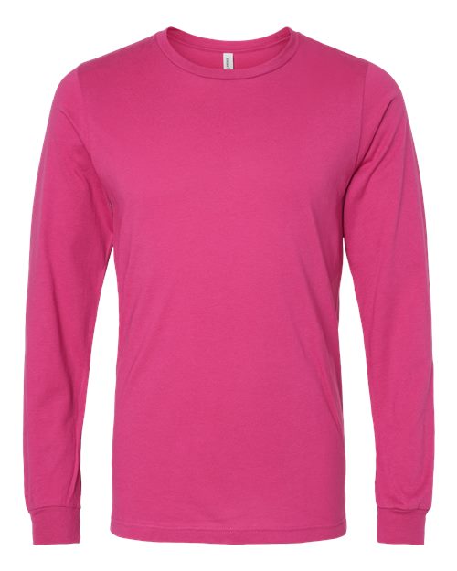 BELLA + CANVAS 3501 - Unisex Jersey Long Sleeve Tee - Berry