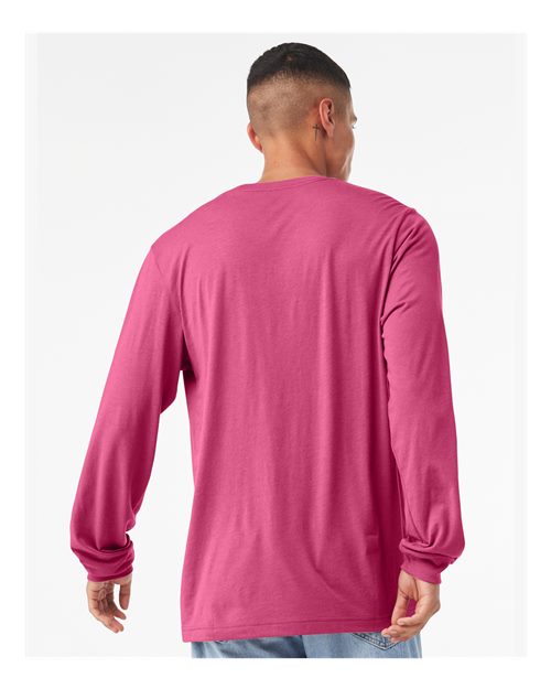 BELLA + CANVAS 3501 - Unisex Jersey Long Sleeve Tee - Berry