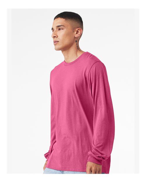 BELLA + CANVAS 3501 - Unisex Jersey Long Sleeve Tee - Berry