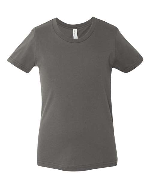BELLA + CANVAS 3001Y - Youth Jersey Tee - Asphalt