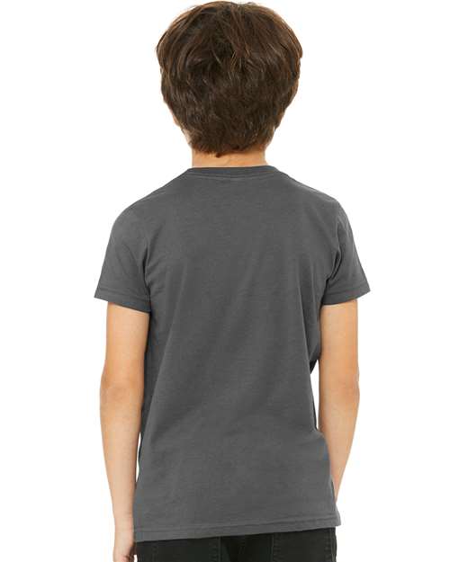 BELLA + CANVAS 3001Y - Youth Jersey Tee - Asphalt