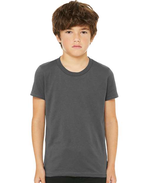 BELLA + CANVAS 3001Y - Youth Jersey Tee - Asphalt