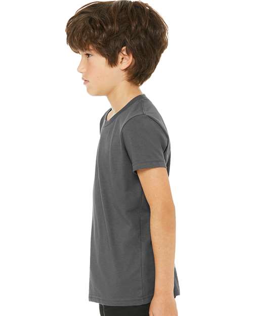 BELLA + CANVAS 3001Y - Youth Jersey Tee - Asphalt