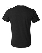 BELLA + CANVAS 3415 - Unisex Triblend V-Neck Tee - Black Heather Triblend