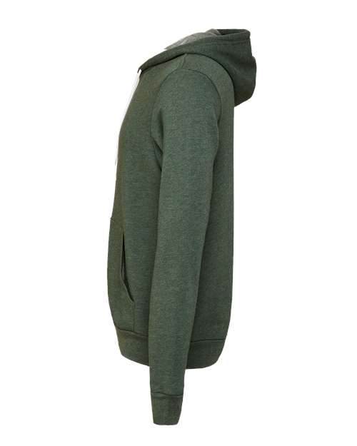 BELLA + CANVAS 3719 - Unisex Sponge Fleece Hoodie Sweatshirt - Heather Forest