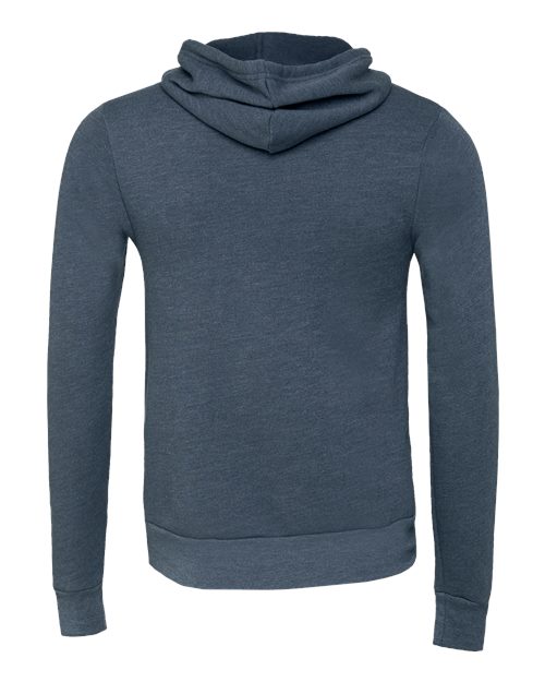 BELLA + CANVAS 3719 - Unisex Sponge Fleece Hoodie Sweatshirt - Heather Navy