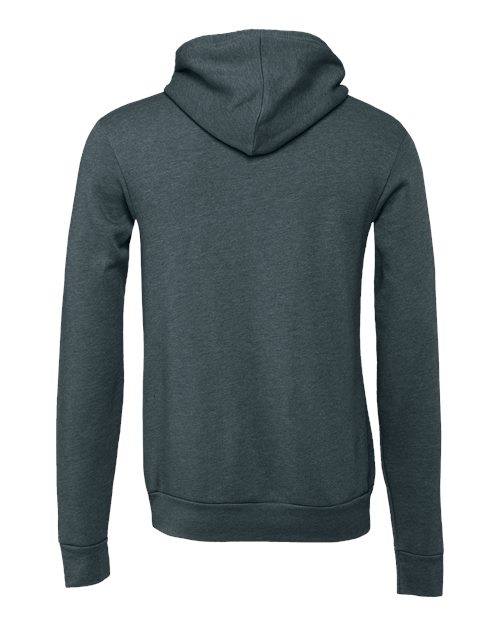 BELLA + CANVAS 3719 - Unisex Sponge Fleece Hoodie Sweatshirt - Heather Slate