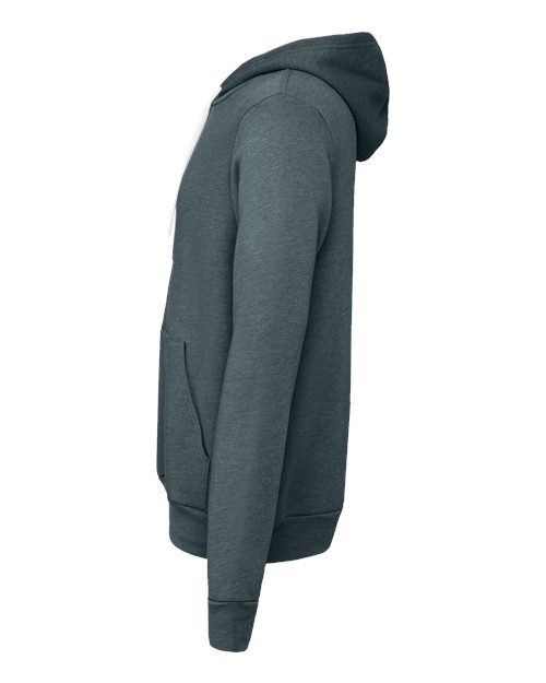 BELLA + CANVAS 3719 - Unisex Sponge Fleece Hoodie Sweatshirt - Heather Slate