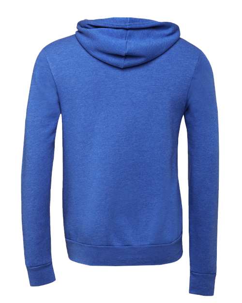 BELLA + CANVAS 3719 - Unisex Sponge Fleece Hoodie Sweatshirt - Heather True Royal