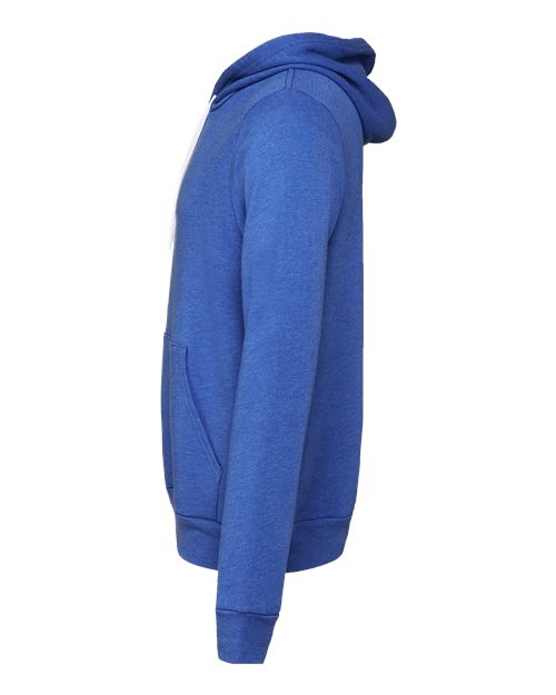 BELLA + CANVAS 3719 - Unisex Sponge Fleece Hoodie Sweatshirt - Heather True Royal