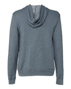 BELLA + CANVAS 3739 - Unisex Sponge Fleece Full-Zip Hoodie Sweatshirt - Heather Slate