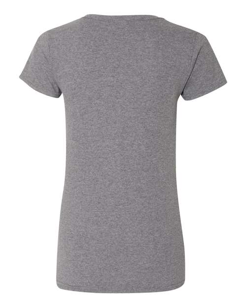 Gildan 5V00L - Women's Heavy CottonTM V-Neck T-Shirt - Graphite Heather