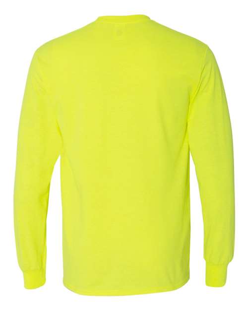 Gildan 5400 - Unisex Heavy CottonTM Long Sleeve T-Shirt - Safety Green