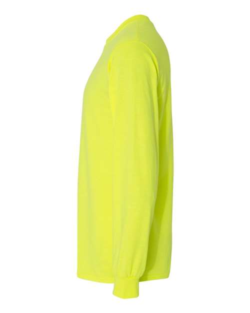 Gildan 5400 - Unisex Heavy CottonTM Long Sleeve T-Shirt - Safety Green