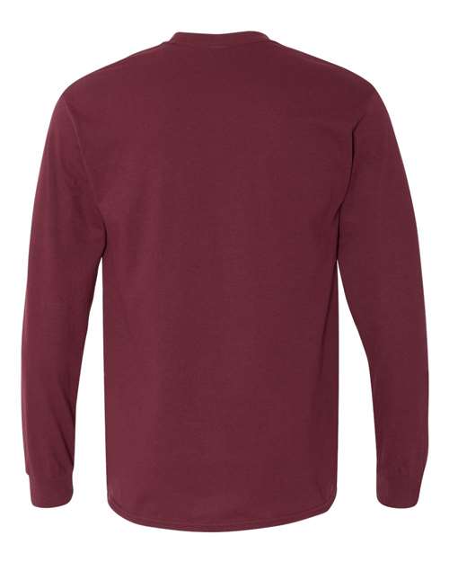 Gildan 5400 - Unisex Heavy CottonTM Long Sleeve T-Shirt - Maroon