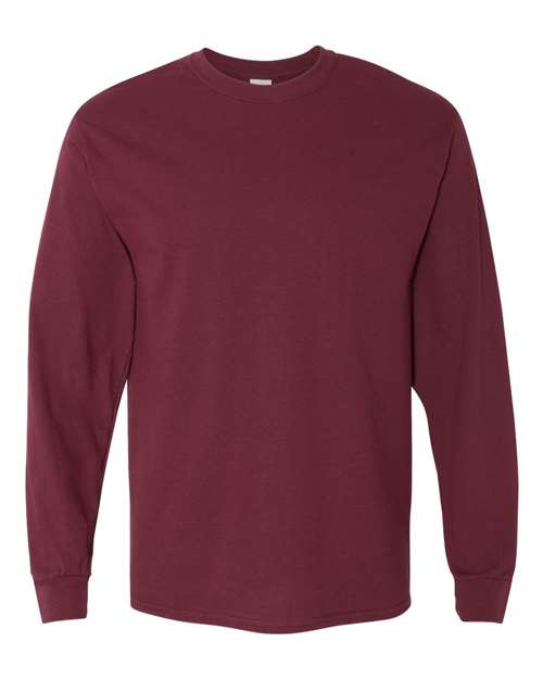 Gildan 5400 - Unisex Heavy CottonTM Long Sleeve T-Shirt - Maroon