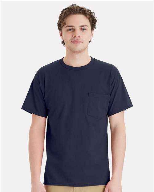Hanes 5290P - Unisex Essential-T Pocket T-Shirt