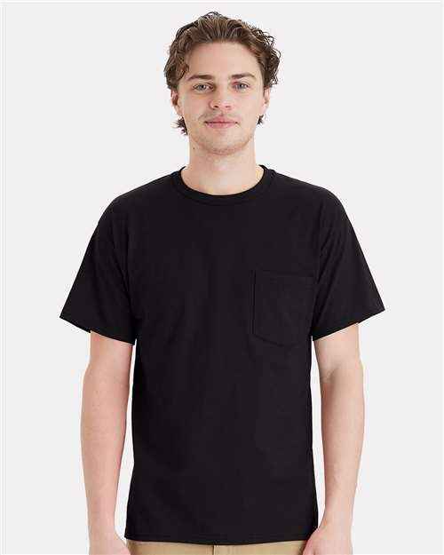Hanes 5290P - Unisex Essential-T Pocket T-Shirt