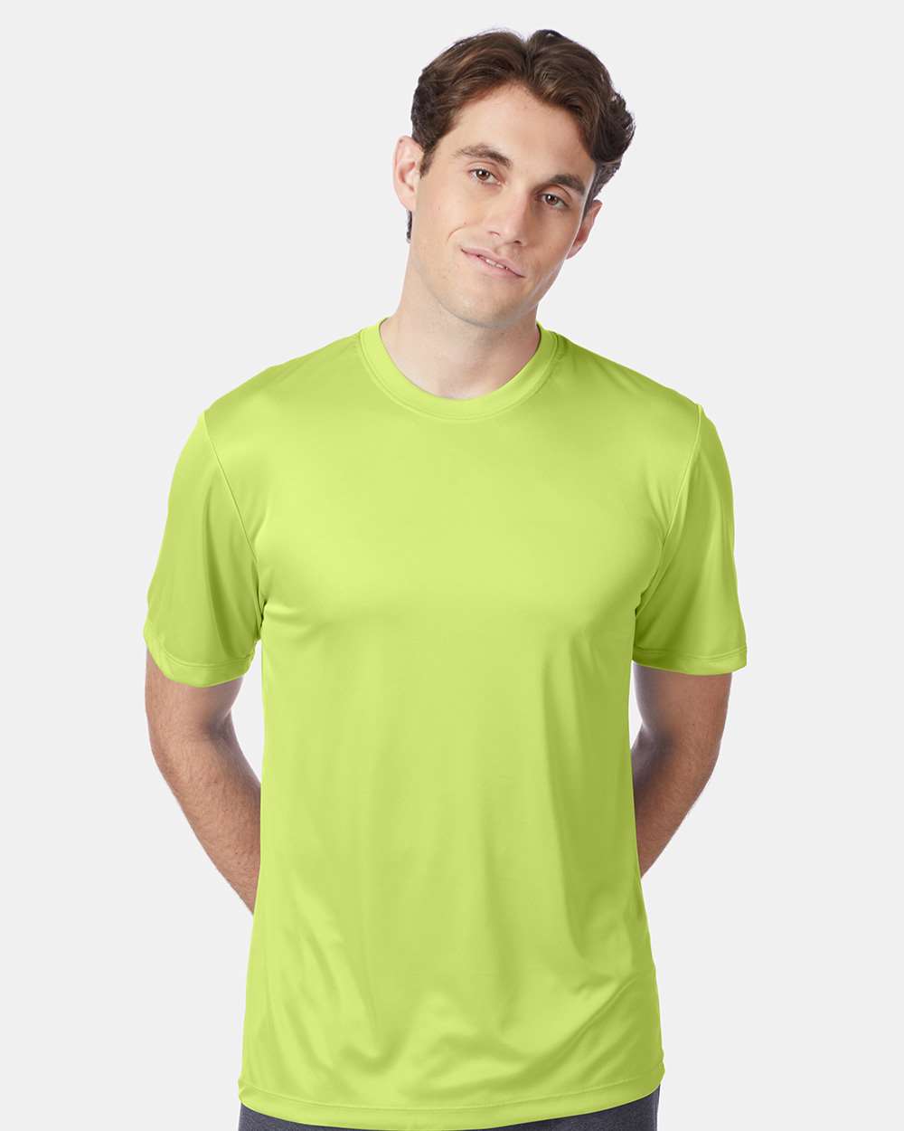 Hanes 4820 - Unisex Cool DRI® Performance T-Shirt — Safety Green
