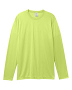 Hanes 482L - Unisex Cool DRI® Long Sleeve Performance T-Shirt — Safety Green (flat)