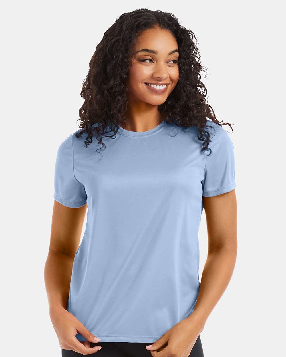 Hanes 4830 - Women's Cool DRI® Performance T-Shirt — Light Blue