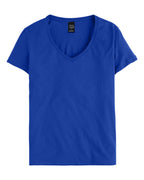 Hanes S04V - Women's Perfect-T V-Neck T-Shirt — Deep Royal (flat)