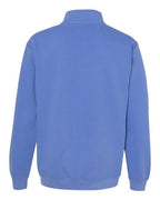 Comfort Colors 1580 - Unisex Garment-Dyed Quarter-Zip Sweatshirt - Flo Blue