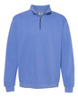 Comfort Colors 1580 - Unisex Garment-Dyed Quarter-Zip Sweatshirt - Flo Blue
