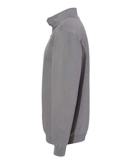 Comfort Colors 1580 - Unisex Garment-Dyed Quarter-Zip Sweatshirt - Grey