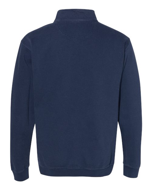 Comfort Colors 1580 - Unisex Garment-Dyed Quarter-Zip Sweatshirt - True Navy