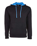 Next Level 9301 - Unisex Laguna Hoodie Sweatshirt - Black/ Turquoise